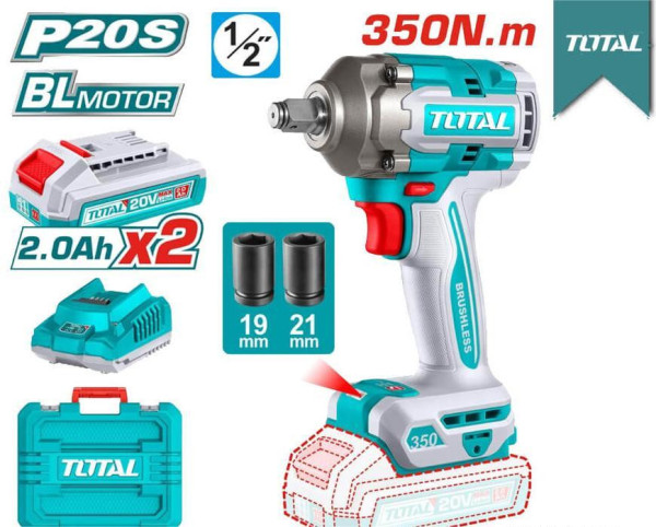 Máy siết buloong không chổi than dùng pin Lithium 20V - TIWLI2035