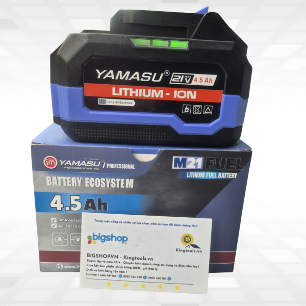 Pin YAMASU 21V (Chân phổ thông) 4.5Ah 15Cell