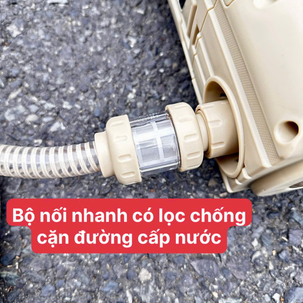 Máy Xịt Rửa Xe Mini DK-CWR3001VTG Màu Be