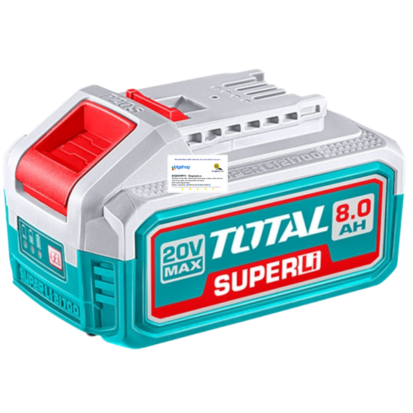 Pin Lithium-Ion TOTAL TFBLI2108 – Dòng P20S, 20V/8.0Ah
