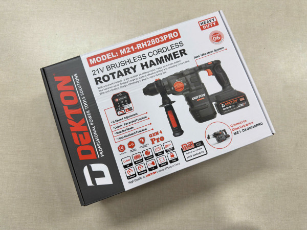 Máy Khoan Đục 3 Chức Năng DEKTON M21-RH2803PRO – 21V, Brushless