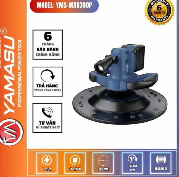 Thân máy xoa vữa pin YAMASU YMS-MXV380P 