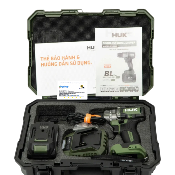 Máy Khoan Pin 3 Chức Năng 13mm HUKAN G3-M90 (Gen 3) – 21V