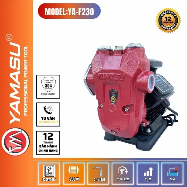 Máy bơm nước chân không YAMASU YA-F230 (đẩy cao)