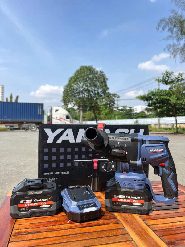 Thân máy khoan bê tông Pin YAMASU MBT283CN 3 Chức năng pin 21V
