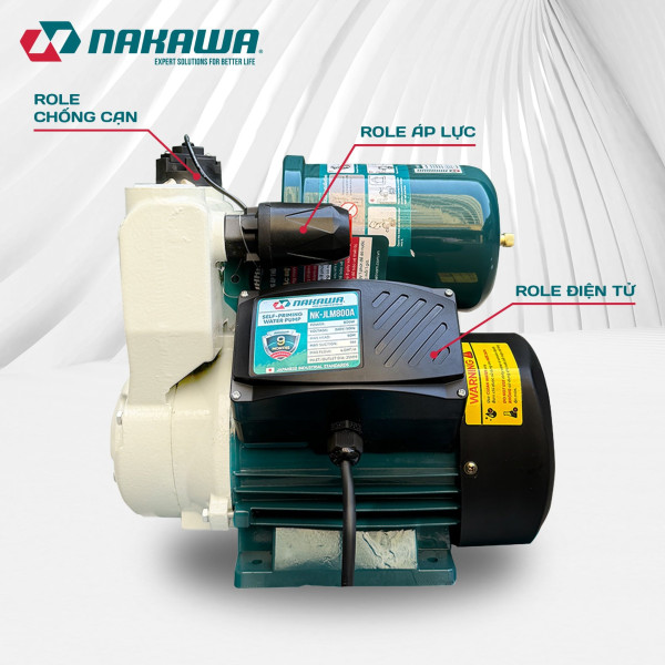 Máy bơm tăng áp thông minh NK-JLM800A