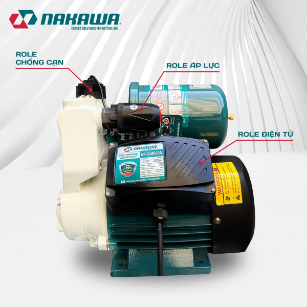 Máy bơm tăng áp thông minh NK-JLM600A