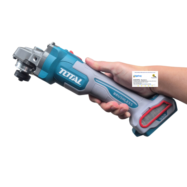Máy mài góc dùng pin 20V TOTAL TAGLI261021 (1 pin 4.0Ah và sạc)