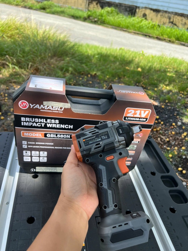 Máy Siết Bu Lông Pin 21V Yamasu GBL-580N (Động Cơ Không Chổi Than)