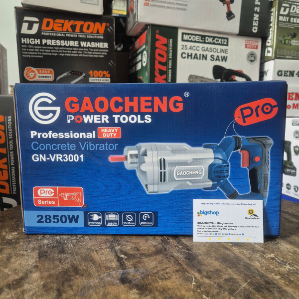 Máy đầm dùi bê tông cầm tay GAOCHENG PRO GN-VR3001 – 2850W