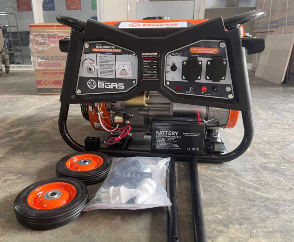  Máy phát điện chạy xăng Bgas BGA5500E