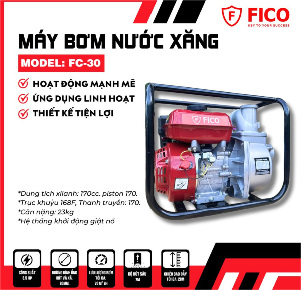 Máy bơm nước xăng FC-30