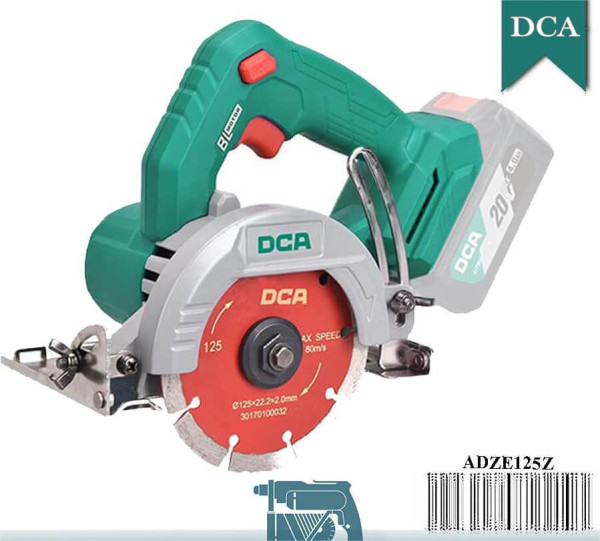 Máy cắt gạch dùng pin DCA ADZE125Z
