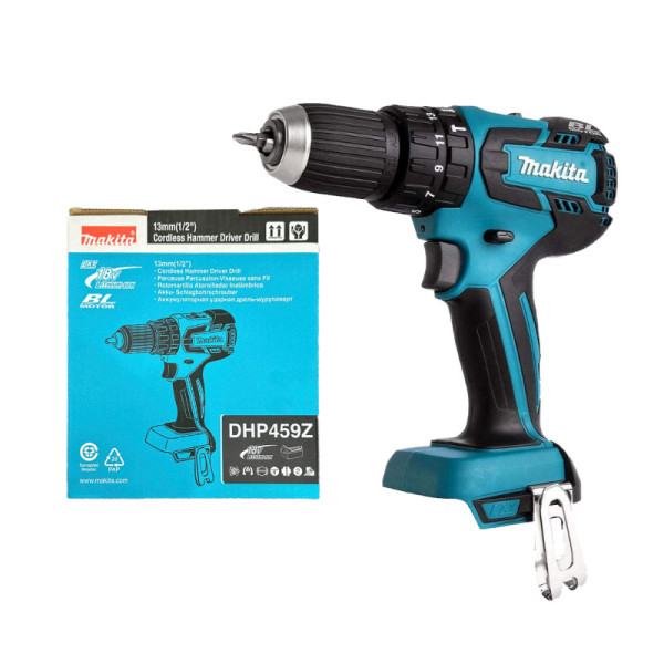 Combo Máy khoan pin Makita 18V DHP459 (Kèm 1 pin 3ah,  1 sạc nhanh DC18RC )