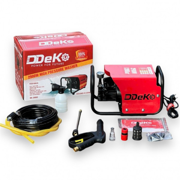 Máy rửa xe áp cao DDEKO DK-2900S chỉnh áp