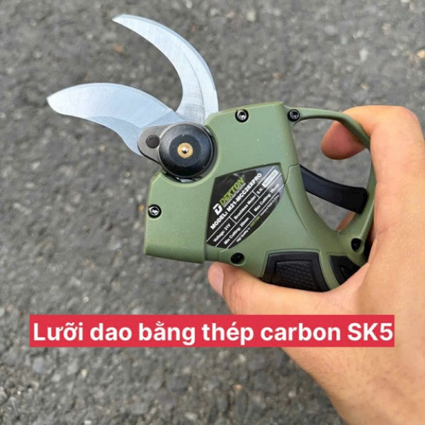 Kéo cắt cành pin 21V Dekton – Mở lưỡi 28mm, Brushless, cắt khỏe