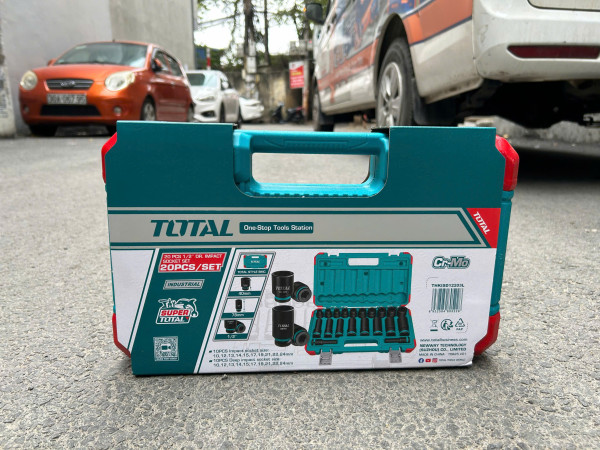 TOTAL Bộ 20 Đầu Tuýp THKISD12203L 