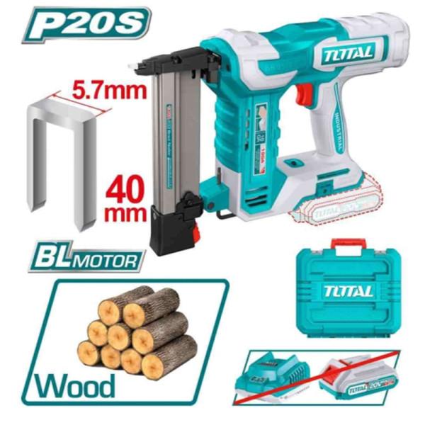  Máy Bắn Đinh Chữ U 40mm Dùng Pin 20V Total TCSNLI6005