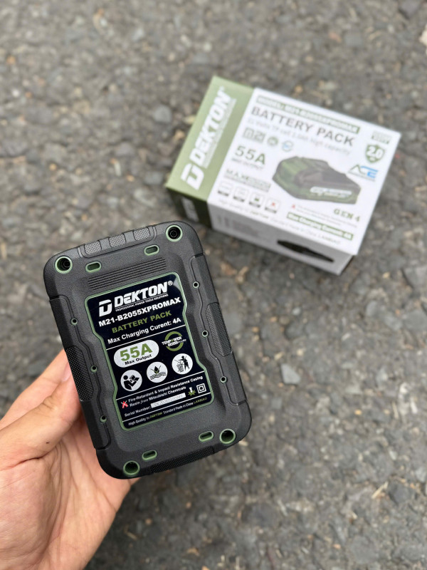 Pin 2.0ah DEKTON SERIES ACE phiên bản cao cấp M21-B2055XPROMAX 