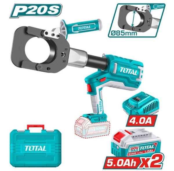 Máy cắt cáp thủy lực dùng pin Total TRCLI2005