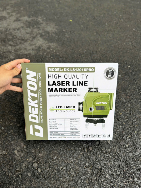 Máy Laser cân mực Dekton 12 tia xanh DK DK-LS1201XPRO