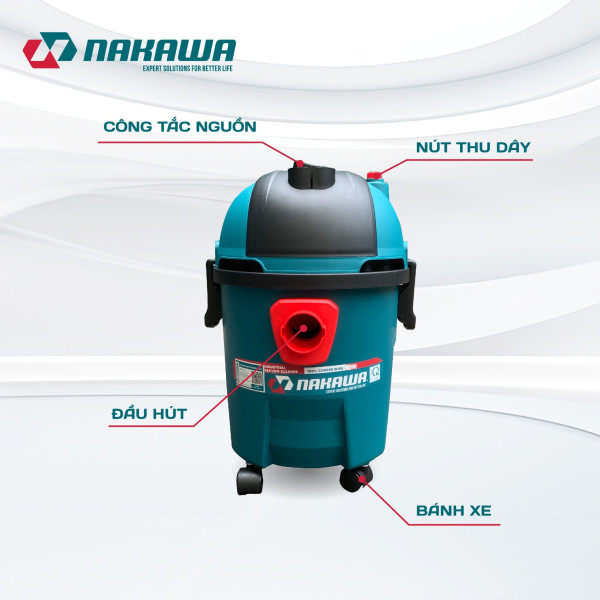Máy hút bụi công nghiệp NAKAWA NK-HB15PLUS
