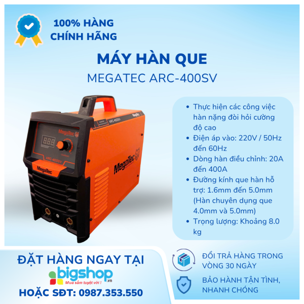 Máy hàn que Megatec ARC-400SV