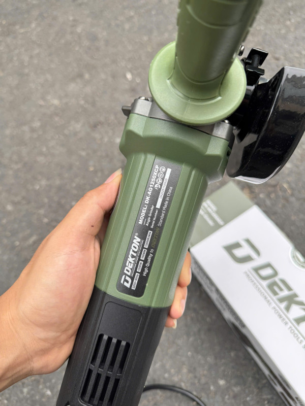 Máy mài tay ngắn công tắc đuôi DEKTON DK-AG1250XCP – 1250W