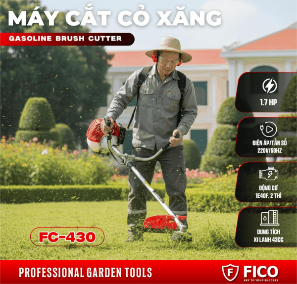 Máy cắt cỏ xăng FICO FC-430