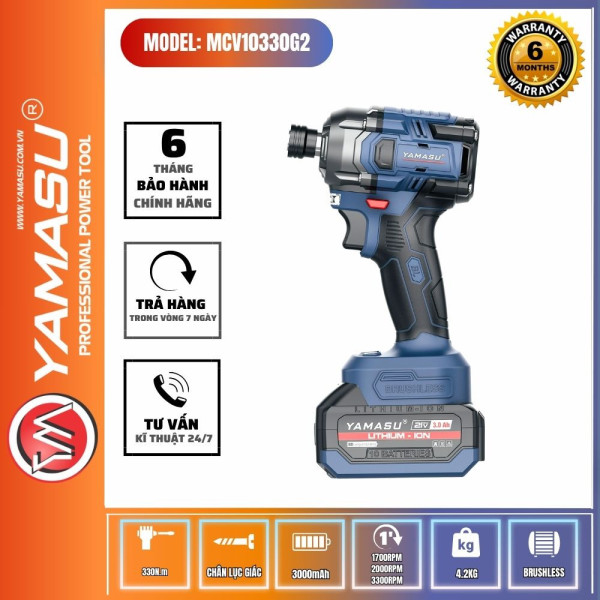 Thân máy siết vít YAMASU YMS-MCV10330G2 PIN 21V