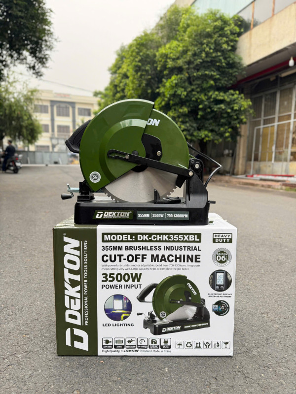 Máy cắt hợp kim 355mm DEKTON  DK-CHK355XBL, không chổi than