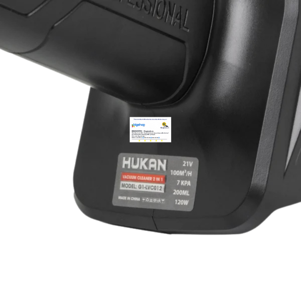 Máy hút thổi bụi dùng pin HUKAN G1-LVC012 (GEN 1) - Thân máy