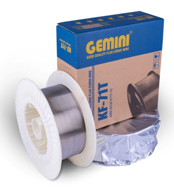 Dây hàn Mig lõi thuốc dùng khí Kim Tín KF-71T 1.2mm và 1.6mm  (5Kg)