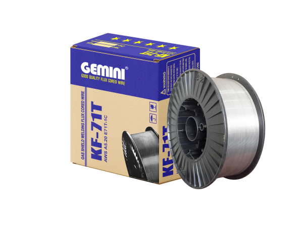 Dây hàn Mig lõi thuốc dùng khí Kim Tín KF-71T 1.2mm và 1.6mm  (5Kg)