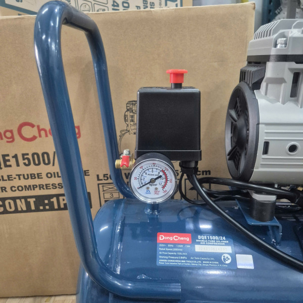 Máy nén khí không dầu 24L DONGCHENG DQE1500/24L - Công suất 1500W