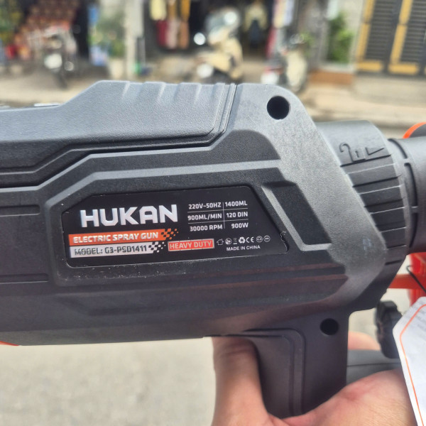 Máy Phun Sơn HUKAN G3-PSD1411 – Công Suất 900W, Bình 1400ml, 4 Đầu Phun