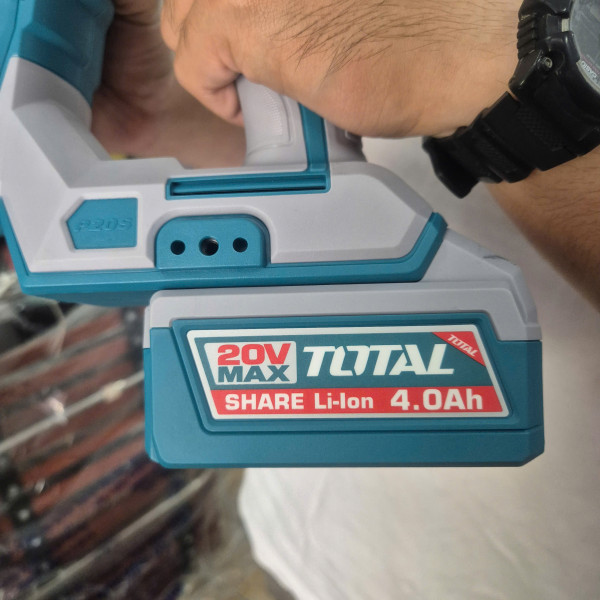 Máy Bắn Đinh Bê Tông Dùng Pin 20V TOTAL TCNLI9008 (2 Pin 4.0Ah và 1 Sạc)