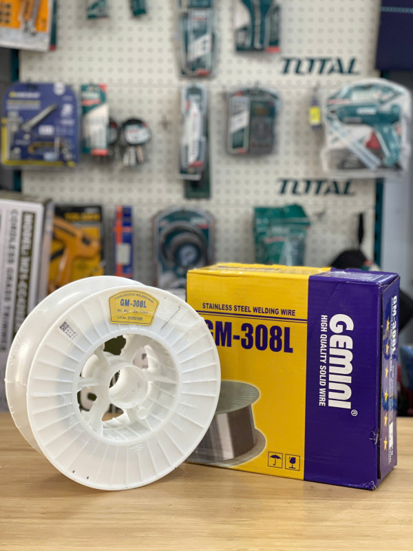 Cuộn dây hàn inox  308 GEMINI 5 -8Kg, đủ size (dùng khí)