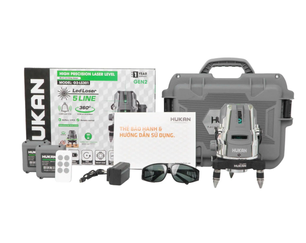 Máy cân bằng laser 5 tia xanh ( GEN 2) G2-LS301