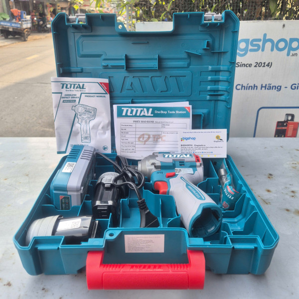 Máy Siết Vít Không Chổi Than TOTAL TIRLI16178 16V – 170Nm, 2 Pin 2.0Ah, Chính Hãng