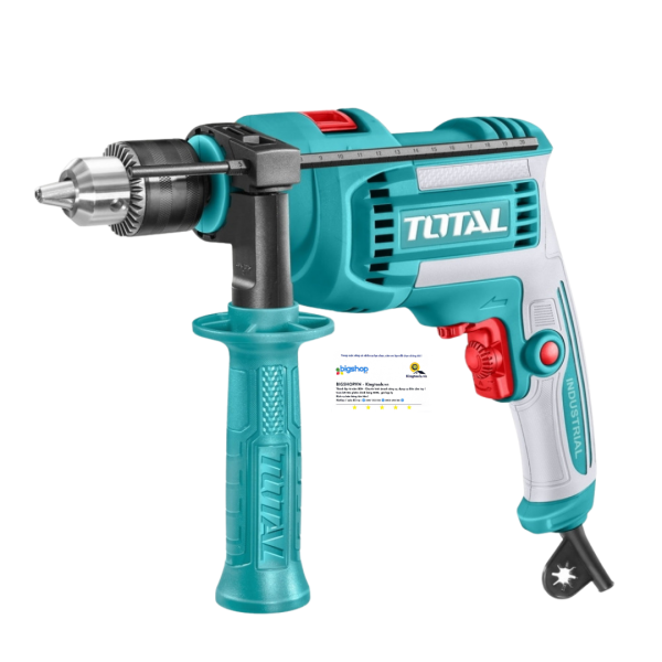 Máy Khoan Búa TOTAL TG1071366E (CS 710W, đầu kẹp 13mm)
