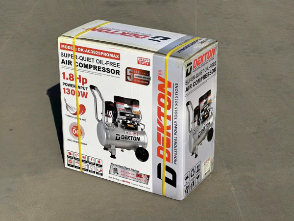 Máy nén khí không dầu Dekton bình nhôm DK-AC3925PROMAX, 22L, 1.8HP
