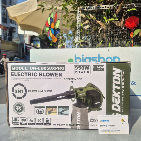 Máy Thổi Bụi & Hút Bụi Dekton DK-EB950PRO / DK-EB950XPRO 950W