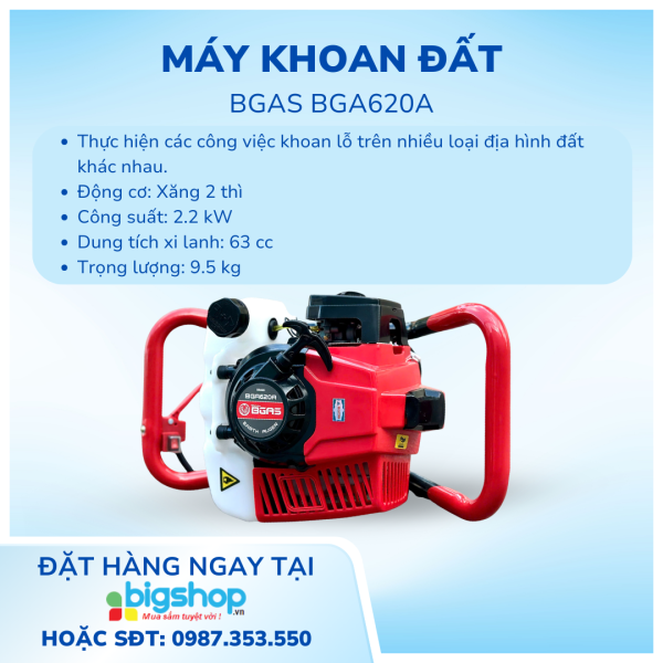 Máy khoan đất BGAS BGA620A