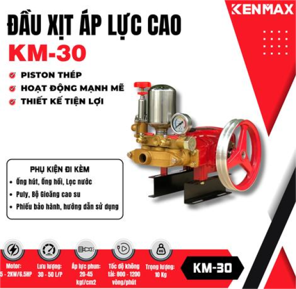 Đầu xịt cao áp KENMAX | KM-30