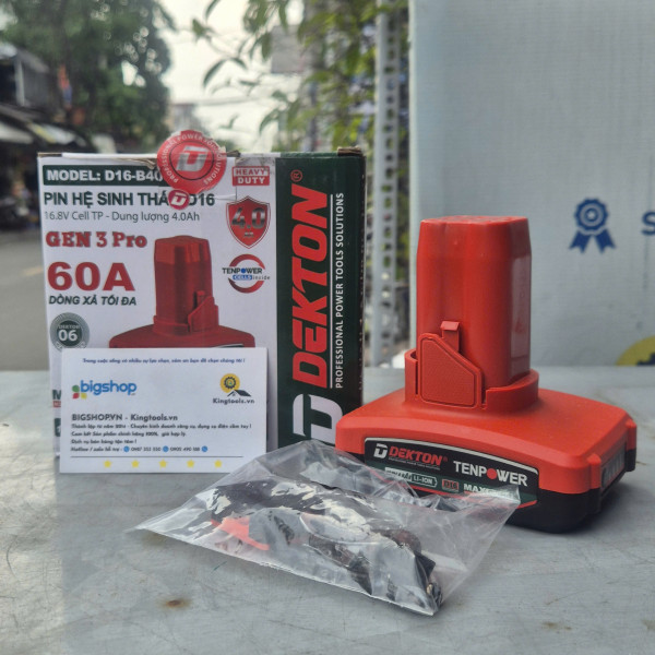 Pin 4.0Ah DEKTON D16-B4060PRO (16.8V)