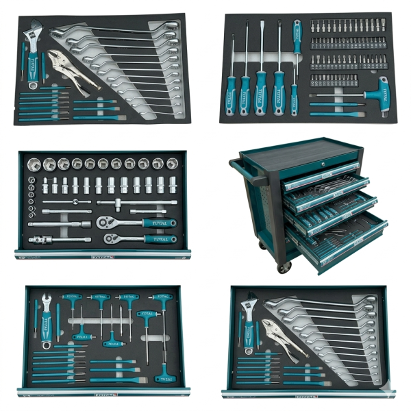 Tủ đồ nghề 7 ngăn Total THPTCS73281 328 món