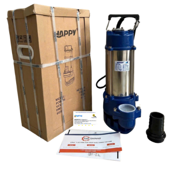 Máy bơm chìm nước thải HAPPY PUMP HCT1500H, 1500W