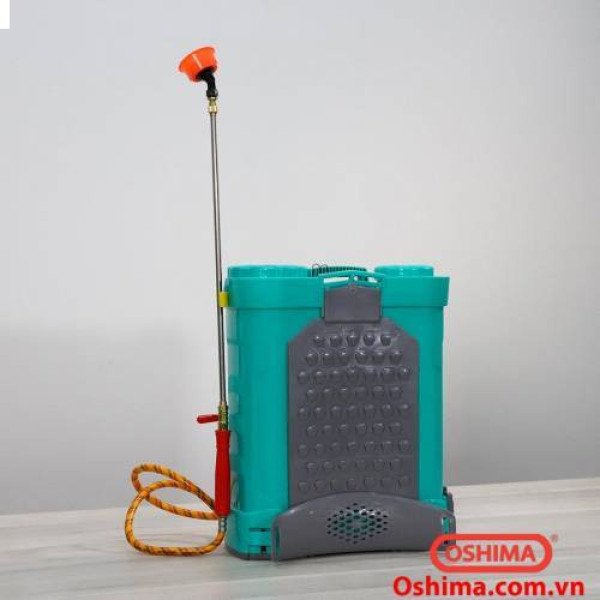  Máy phun thuốc trừ sâu, côn trùng điện OSHIMA Li20K-2pin Pin lithium 12V8Ah