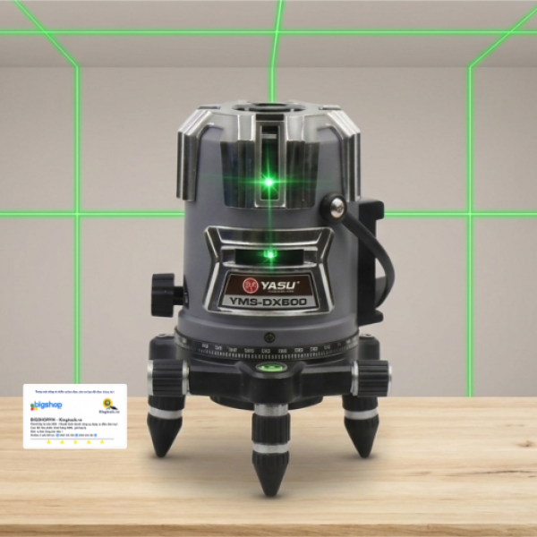 Máy Cân Bằng Laser 5 Tia Xanh Yamasu YMS-DX600